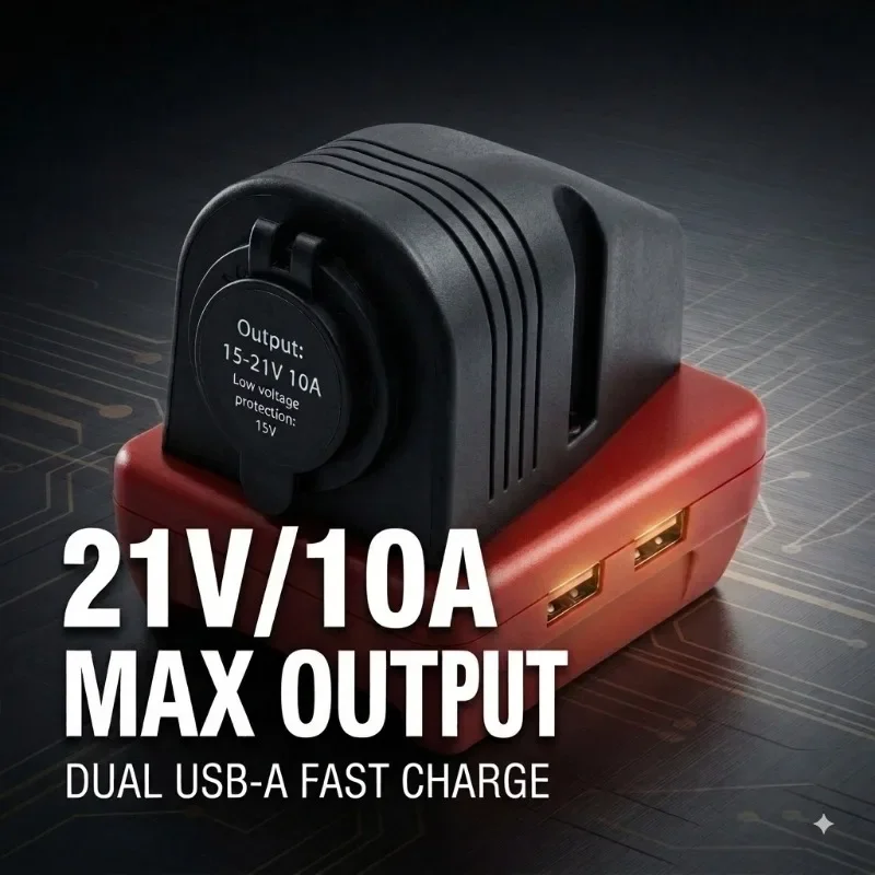 Outdoor Power Adapter Usb - Portable Power Adapter for Makita/Milwaukee/DL 18/20V