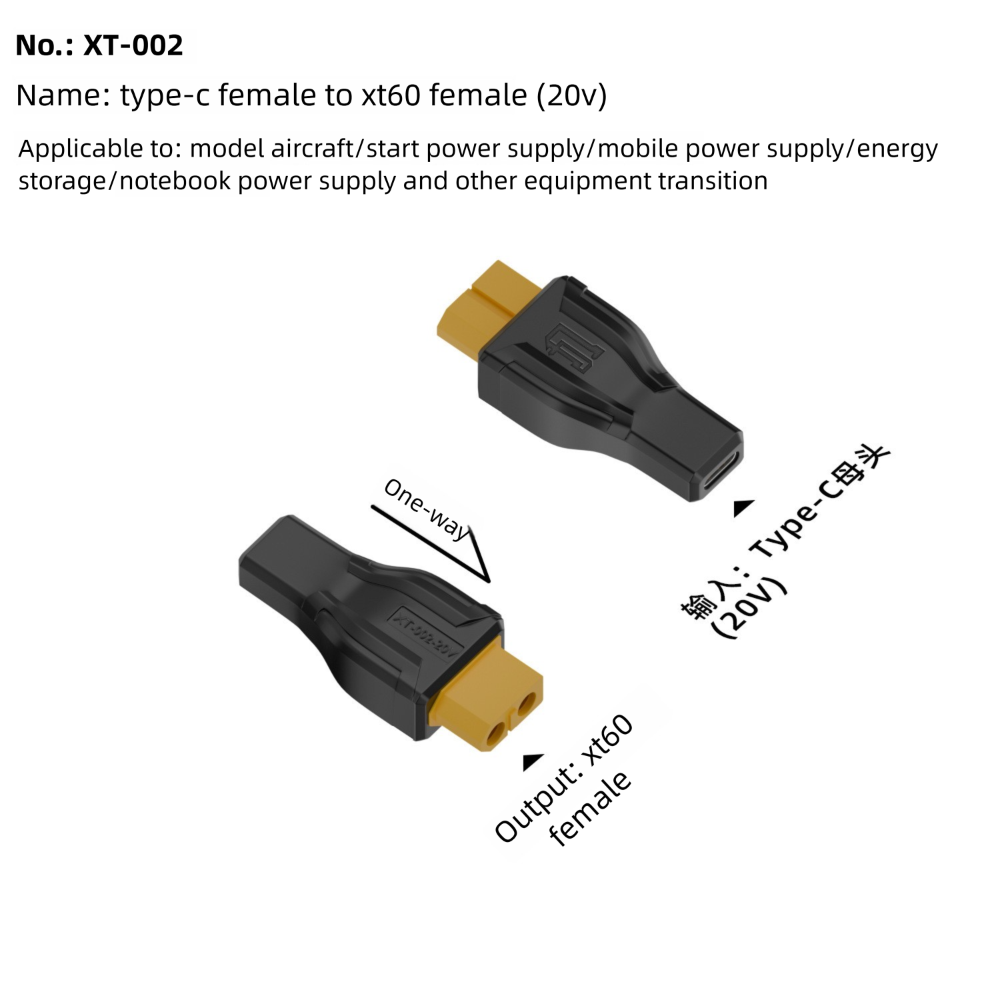 Outdoor Power Adapter Usb - 5525 7450 USB C to XT60