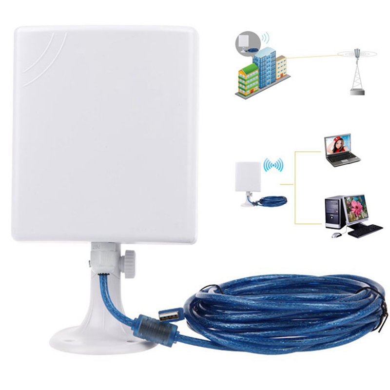 150Mbps High Gain 14DBi Antenn - Outdoor Power Adapter Usb 评论和价格
