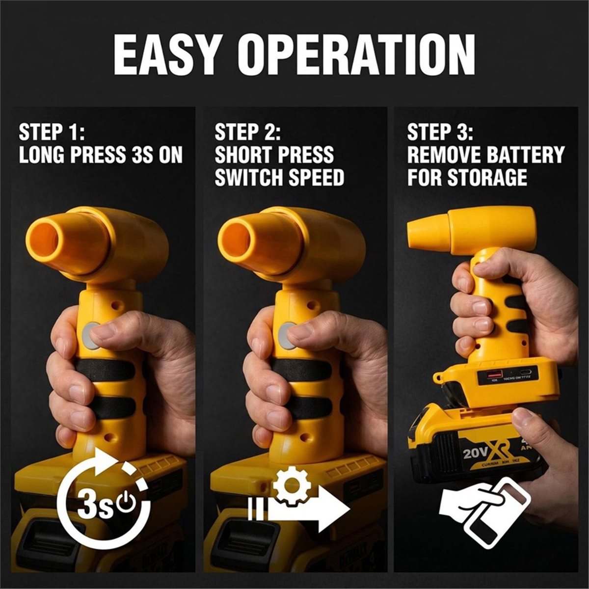 (A25M) New 140,000rpm/Min Cord - Leaf Blower Cordless 评论和价格