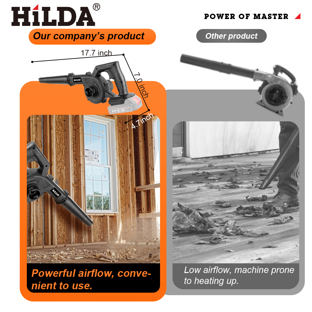 HILDA 2 in 1 Cordless Leaf Blo - Leaf Blower Cordless 评论和价格