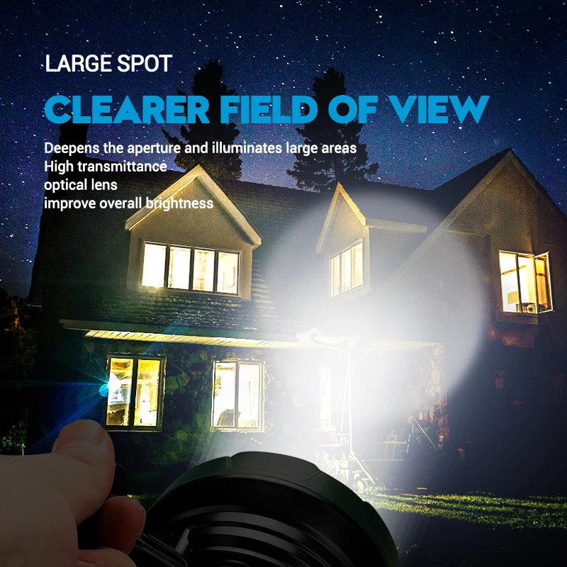 Portable Powerful LED Flashlig - Outdoor Powerbank 评论和价格