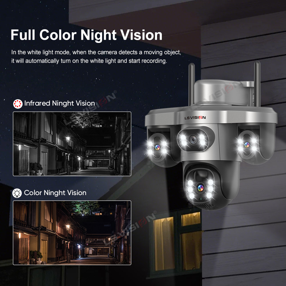 LS VISION Multiple Lens 3 Scre - Outdoor Power Monitor 评论和价格