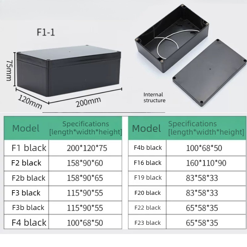 Type F Black Waterproof Juncti - Outdoor Power Monitor 评论和价格
