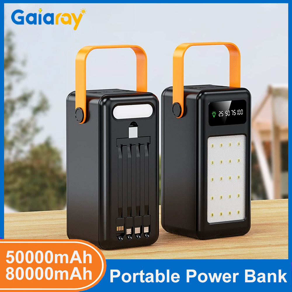 50000mAh 80000mAh Portable Pow - Outdoor Powerbank 评论和价格