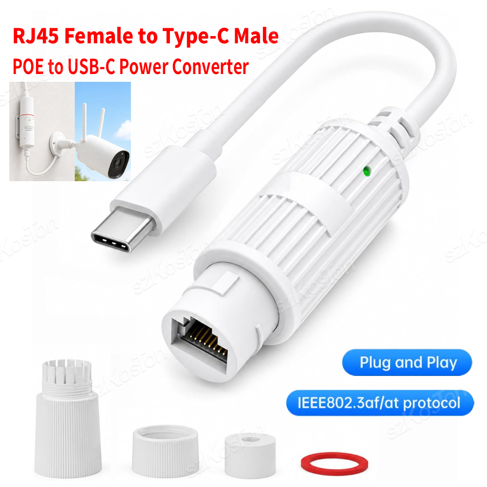POE to USB-C Power Converter R - Outdoor Power Monitor 评论和价格