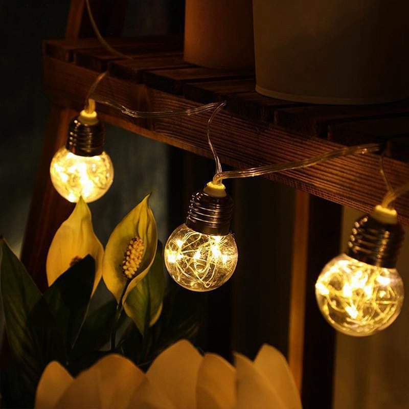 4M 10Bulbs Patio String Light  - Outdoor Power Adapter Usb 评论和价格