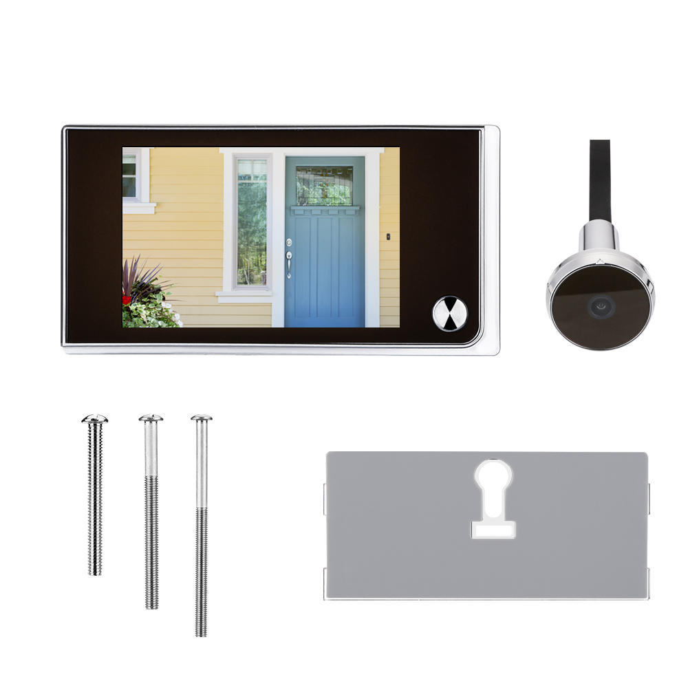3.5 inch Camera Peephole Doorb - Outdoor Power Monitor 评论和价格