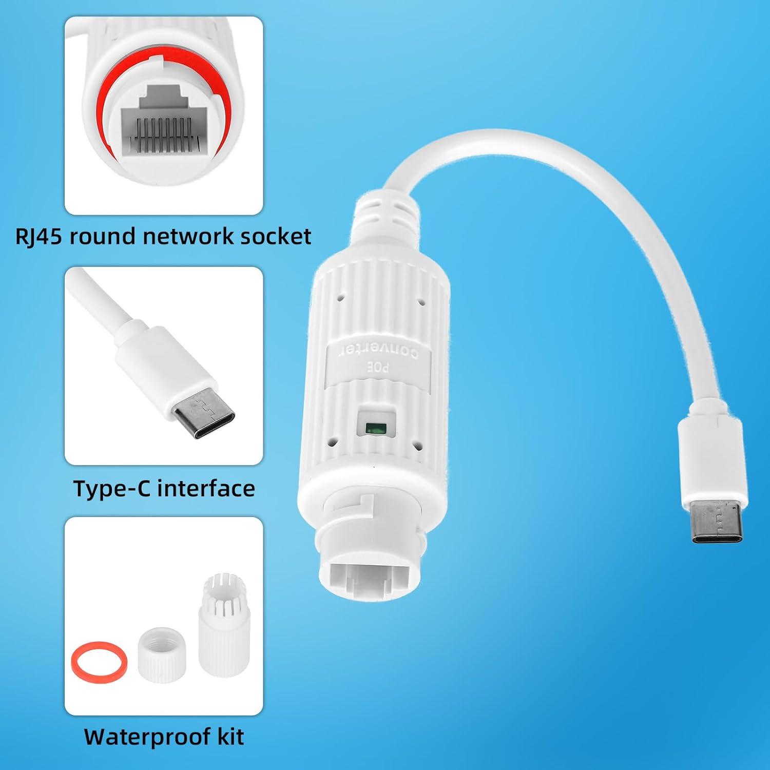 POE to USB-C Power Converter O - Outdoor Power Monitor 评论和价格
