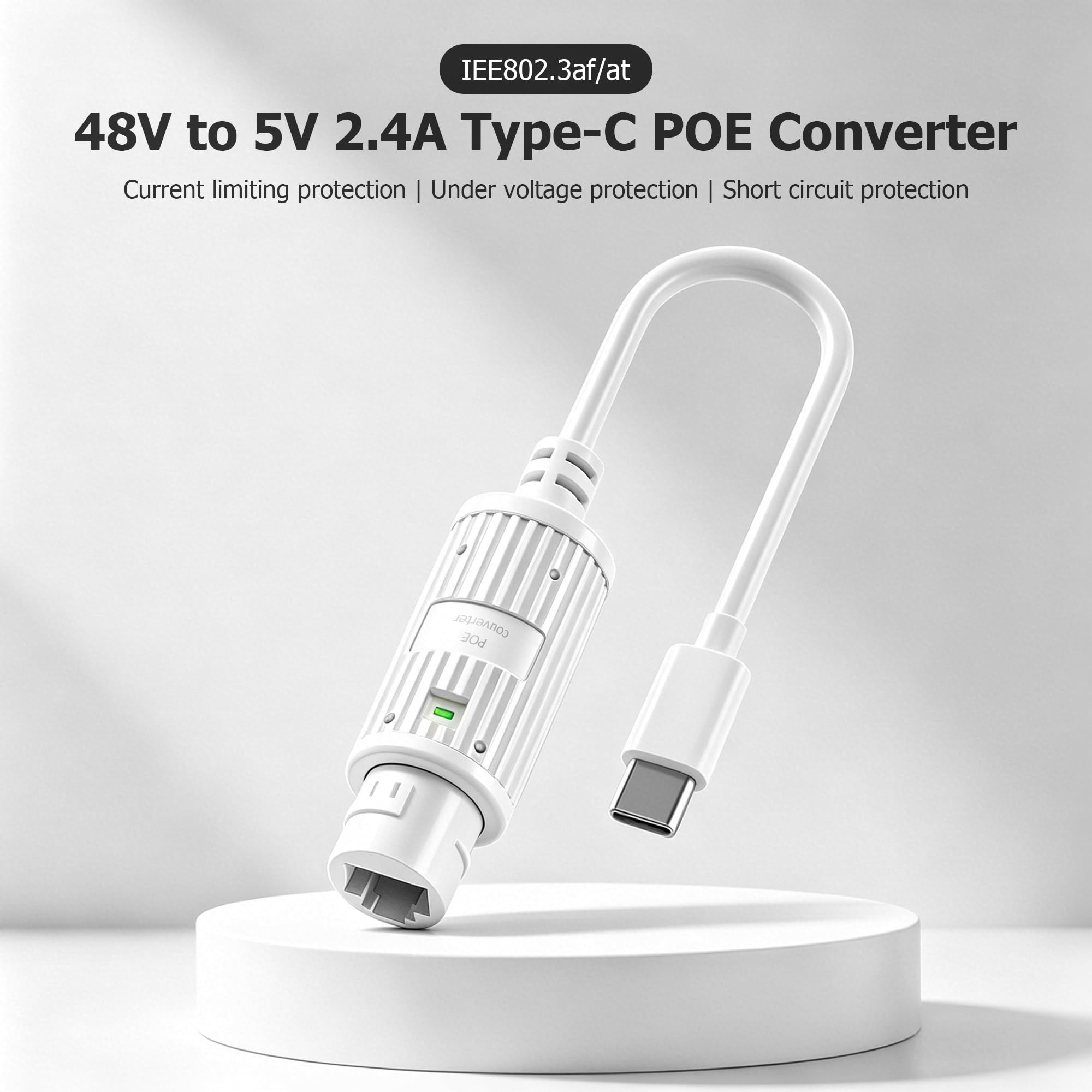 POE to USB-C Power Converter O - Outdoor Power Monitor 评论和价格