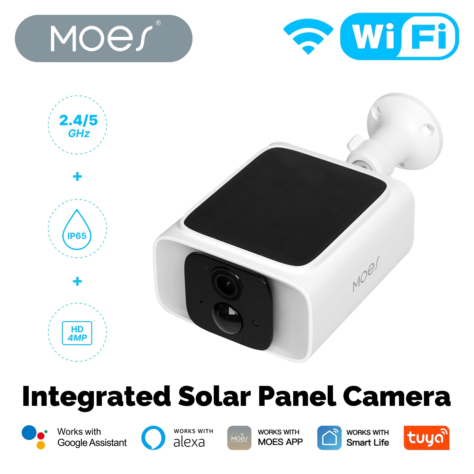 MOES Tuya Smart WiFi Solar Pow - Outdoor Power Monitor 评论和价格