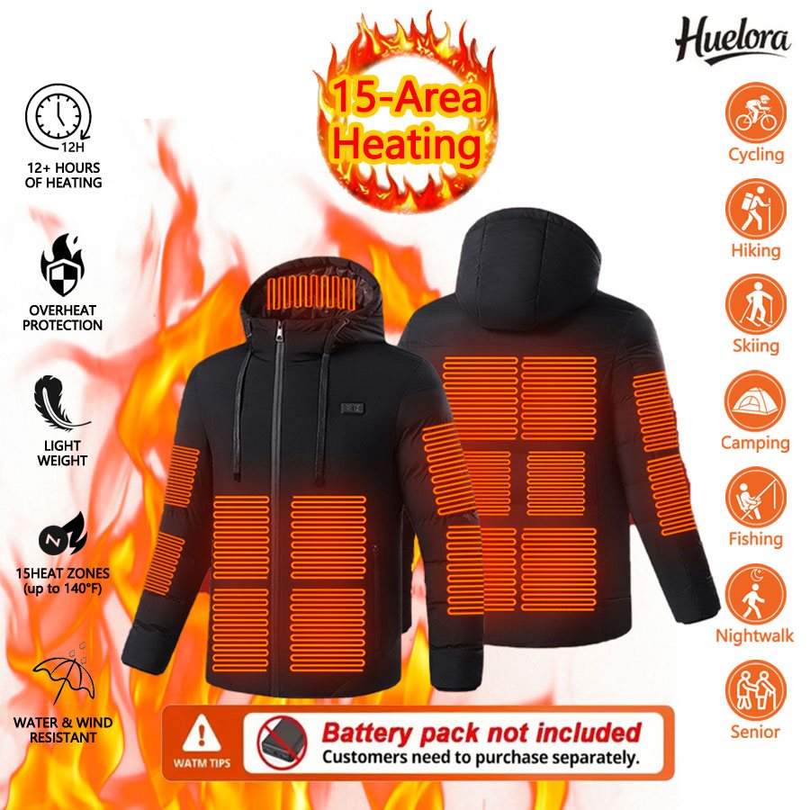 Huelora 11 Area Heated Jacket  - Outdoor Powerbank 评论和价格