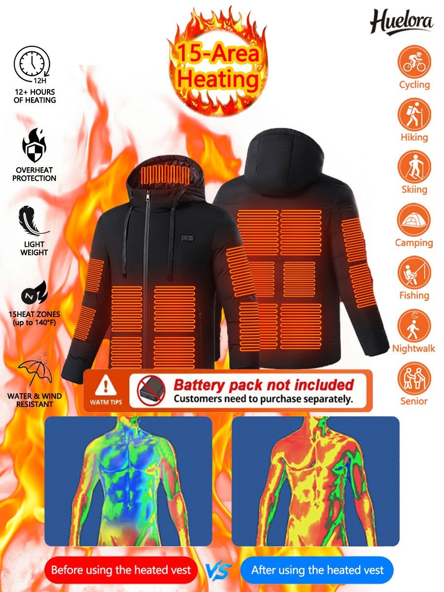 Huelora 11 Area Heated Jacket  - Outdoor Powerbank 评论和价格