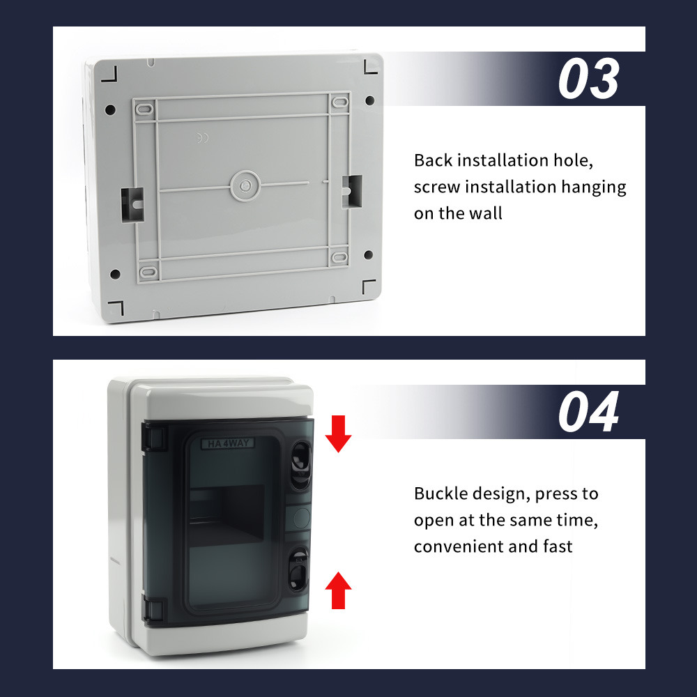 DIYGO HA-4/8/12/18/24 WAY IP65 - Outdoor Power Distribution Box 评论和价格