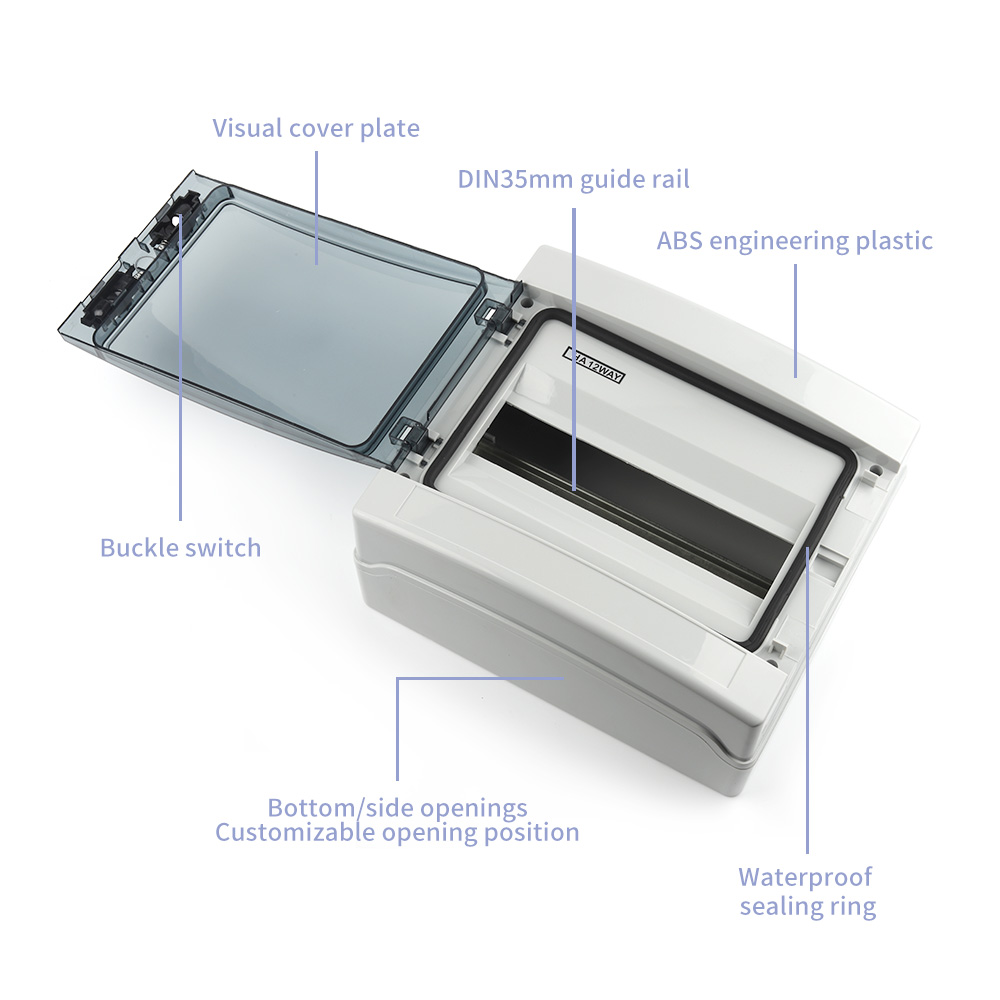 DIYGO HA-4/8/12/18/24 WAY IP65 - Outdoor Power Distribution Box 评论和价格